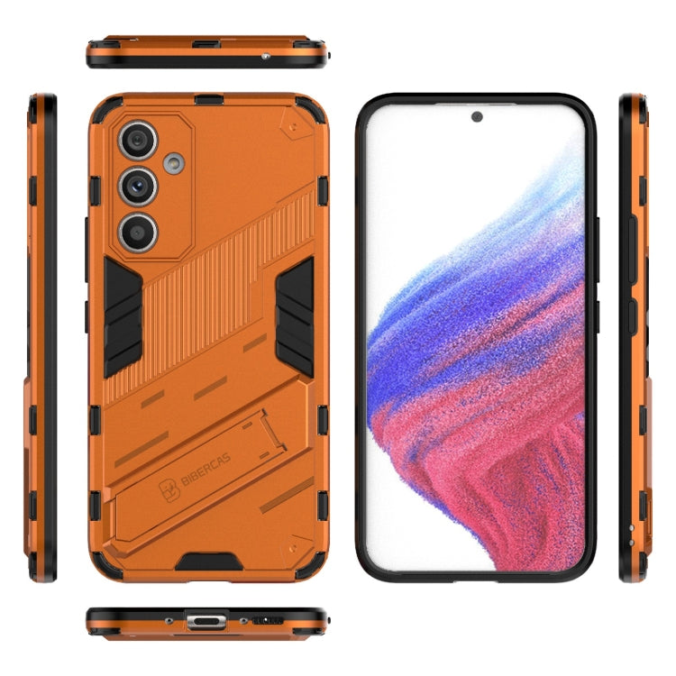 For Samsung Galaxy A54 5G Punk Armor 2 in 1 PC + TPU Phone Case(Orange) - Galaxy Phone Cases by buy2fix | Online Shopping UK | buy2fix