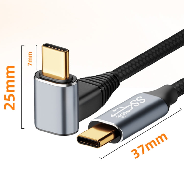 For Steam Deck Gen 100W USB-C/Type-C Male to USB-C/Type-C Female Stereo Curved Extension Cable, Length:3m - Other Accessories by buy2fix | Online Shopping UK | buy2fix