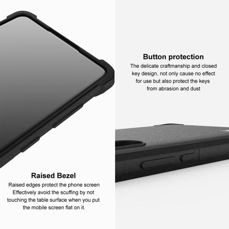 For Xiaomi Redmi K60 5G / K60 Pro 5G / Poco F5 Pro 5G imak Shockproof Airbag TPU Phone Case(Matte Black) - Redmi K60 Cases by buy2fix | Online Shopping UK | buy2fix