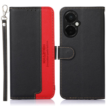 For OnePlus Nord CE 3 Lite KHAZNEH Litchi Texture Leather RFID Phone Case(Black) - OnePlus Cases by buy2fix | Online Shopping UK | buy2fix