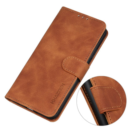 For OnePlus Nord CE 3 Lite KHAZNEH Retro Texture Flip Leather Phone Case(Brown) - OnePlus Cases by buy2fix | Online Shopping UK | buy2fix