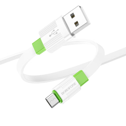 Borofone BX89 USB to Micro USB Union 2.4A Charging Data Cable, Length:1m(White Gray) -  by Borofone | Online Shopping UK | buy2fix