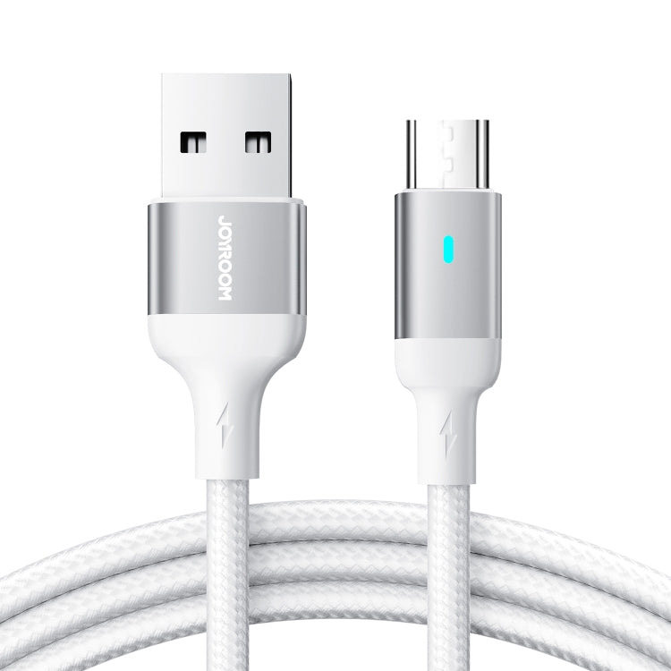 JOYROOM S-UM018A10 Extraordinary Series 2.4A USB-A to Micro USB Fast Charging Data Cable, Cable Length:1.2m(White) -  by JOYROOM | Online Shopping UK | buy2fix