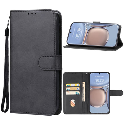 For Huawei P60 Pro Leather Phone Case(Black) - Huawei Cases by buy2fix | Online Shopping UK | buy2fix