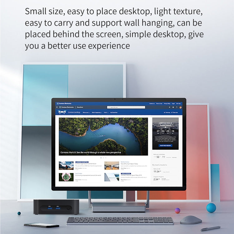 ZX03 Windows 11 Mini PC, Intel Alder Lake N95, Support Dual HDMI Output, Spec:Barebone(UK Plug) -  by buy2fix | Online Shopping UK | buy2fix