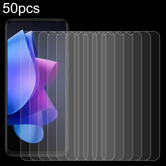 For Tecno Spark 10C 50pcs 0.26mm 9H 2.5D Tempered Glass Film - Tecno Tempered Glass by buy2fix | Online Shopping UK | buy2fix