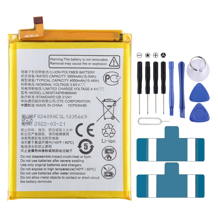 For ZTE 7530N 3900mAh Battery Replacement Li3839T44P8h866445 - Others by buy2fix | Online Shopping UK | buy2fix