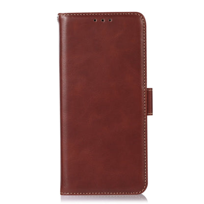 For Nokia C22 4G Crazy Horse Top Layer Cowhide Leather Phone Case(Brown) - Nokia Cases by buy2fix | Online Shopping UK | buy2fix