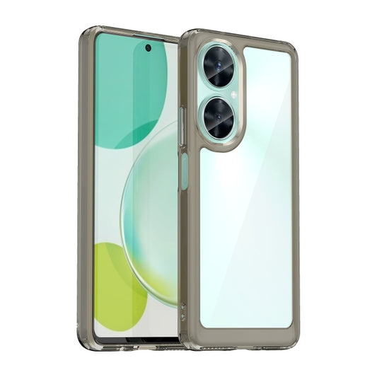 For Huawei Nova 11i Colorful Series Acrylic + TPU Phone Case(Transparent Grey) - Huawei Cases by buy2fix | Online Shopping UK | buy2fix