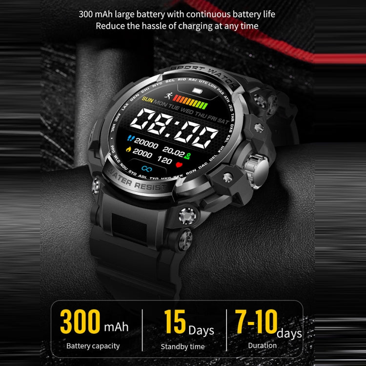 LC16 1.32 inch IP68 Waterproof Sports Outdoor Sport Smart Watch, Support Bluetooth Calling / Heart Rate Monitoring(Black) - Smart Wear by buy2fix | Online Shopping UK | buy2fix