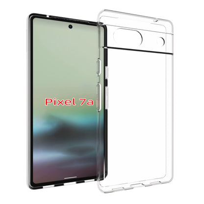 For Google Pixel 7a Waterproof Texture TPU Phone Case(Transparent) - Google Cases by buy2fix | Online Shopping UK | buy2fix