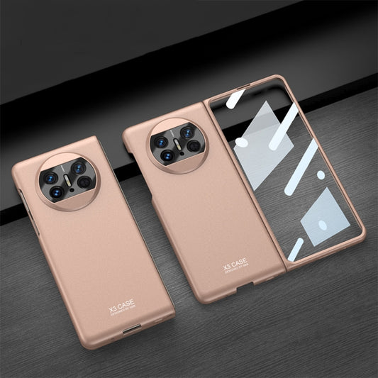 For Huawei Mate X3 GKK Integrated Ultra-thin Full Coverage Phone Flip Case(Gold) - Huawei Cases by GKK | Online Shopping UK | buy2fix