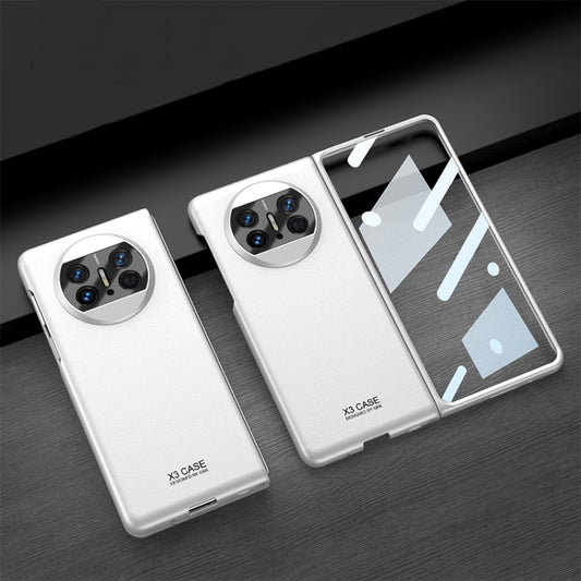 For Huawei Mate X3 GKK Integrated Ultra-thin Full Coverage Phone Flip Case(Silver) - Huawei Cases by GKK | Online Shopping UK | buy2fix