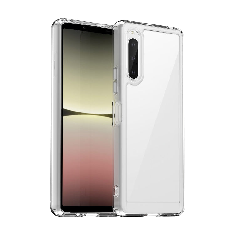 For Sony Xperia 10 V Colorful Series Acrylic + TPU Phone Case(Transparent) - Sony Cases by buy2fix | Online Shopping UK | buy2fix