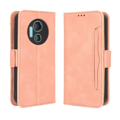 For Doogee X97 / X97 Pro Skin Feel Calf Texture Card Slots Leather Phone Case(Pink) - Doogee Cases by buy2fix | Online Shopping UK | buy2fix