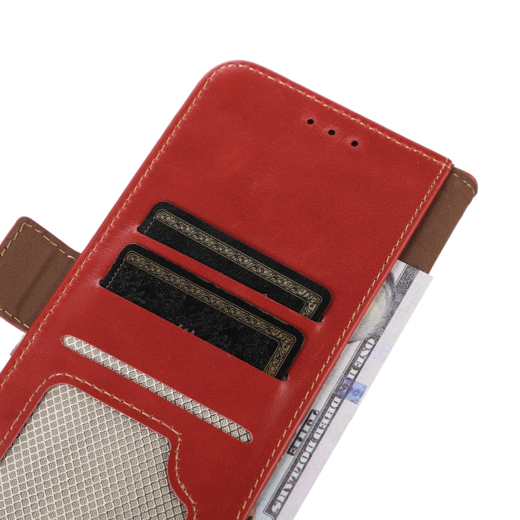 For Samsung Galaxy M54 5G Crazy Horse Top Layer Cowhide Leather Phone Case(Red) - Galaxy Phone Cases by buy2fix | Online Shopping UK | buy2fix