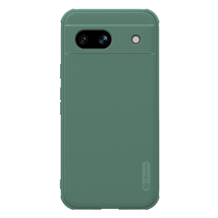 For Google Pixel 8a NILLKIN Frosted Shield Pro PC + TPU Phone Case(Green) - Google Cases by NILLKIN | Online Shopping UK | buy2fix