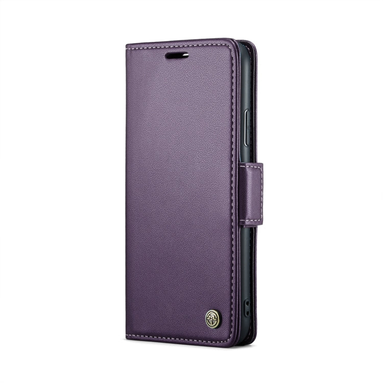 For iPhone 11 Pro Max CaseMe 023 Butterfly Buckle Litchi Texture RFID Anti-theft Leather Phone Case(Pearly Purple) - iPhone 11 Pro Max Cases by CaseMe | Online Shopping UK | buy2fix