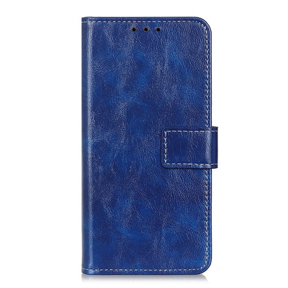 For Xiaomi Redmi 12 4G Retro Crazy Horse Texture Horizontal Flip Leather Phone Case(Blue) - Xiaomi Cases by buy2fix | Online Shopping UK | buy2fix