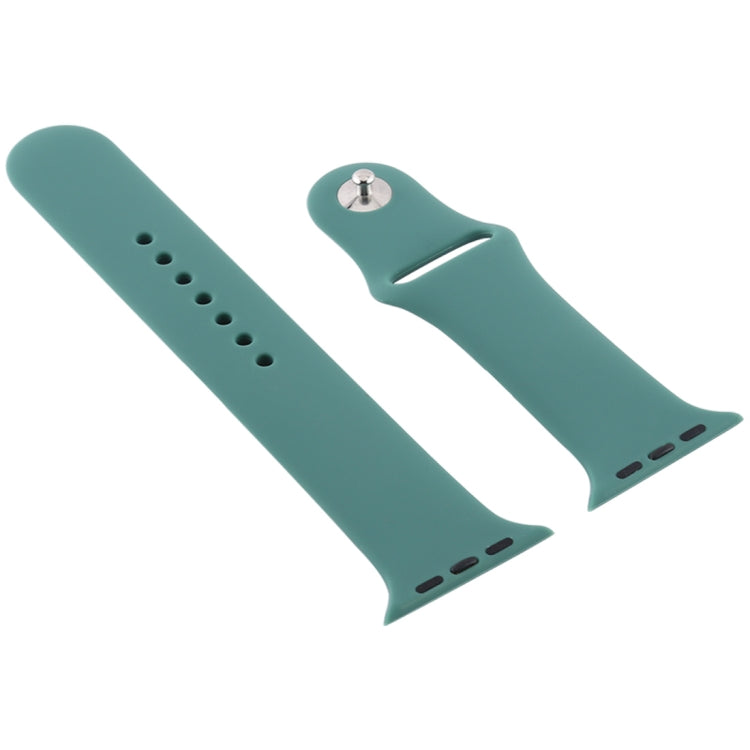 For Apple Watch Ultra 49mm / Series 8&7 45mm / SE 2&6&SE&5&4 44mm / 3&2&1 42mm Silicone Watch Band, Long Section (Men)(Wave Color) - Smart Wear by buy2fix | Online Shopping UK | buy2fix