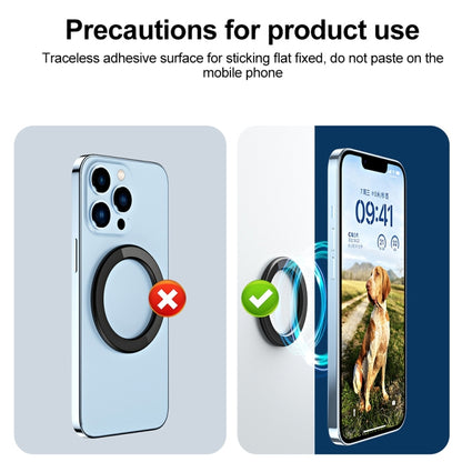 Universal Magic Wall Sticker Pad Phone Holder(Blue) - Hand-Sticking Bracket by buy2fix | Online Shopping UK | buy2fix