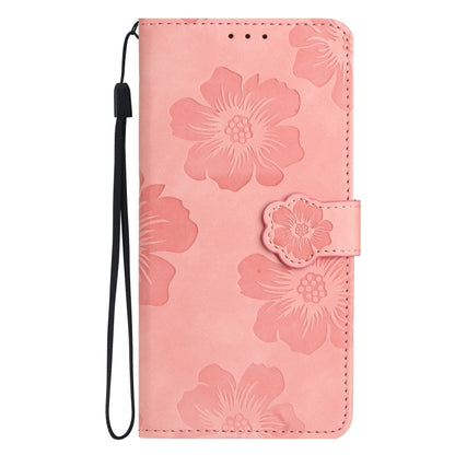 For Xiaomi 12 Pro Flower Embossing Pattern Leather Phone Case(Pink) - 12 Pro Cases by buy2fix | Online Shopping UK | buy2fix