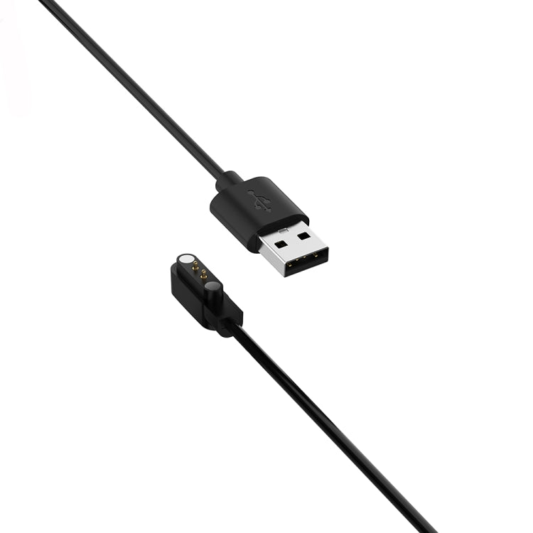 For Kieslect Smart Watch K10 / K11 Smart Watch Magnetic Charging Cable, Length:1m(Black) - Charger by buy2fix | Online Shopping UK | buy2fix