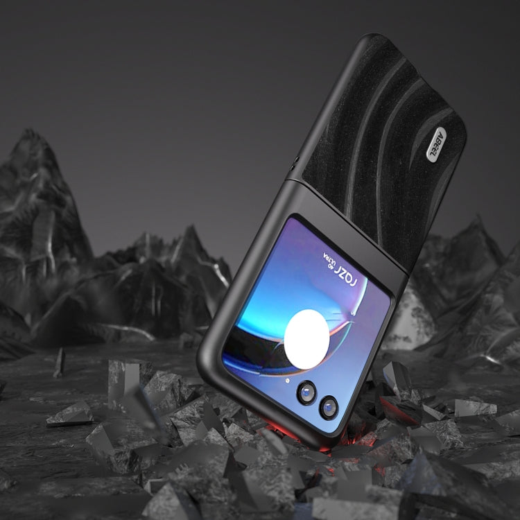 For Motorola Razr 40 Ultra ABEEL Galactic Pattern Protective Phone Case(Black) - Motorola Cases by buy2fix | Online Shopping UK | buy2fix
