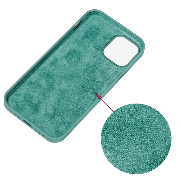 For iPhone 15 Pro Max Solid Color Silicone Phone Case(Pine Needle Green) - iPhone 15 Pro Max Cases by buy2fix | Online Shopping UK | buy2fix