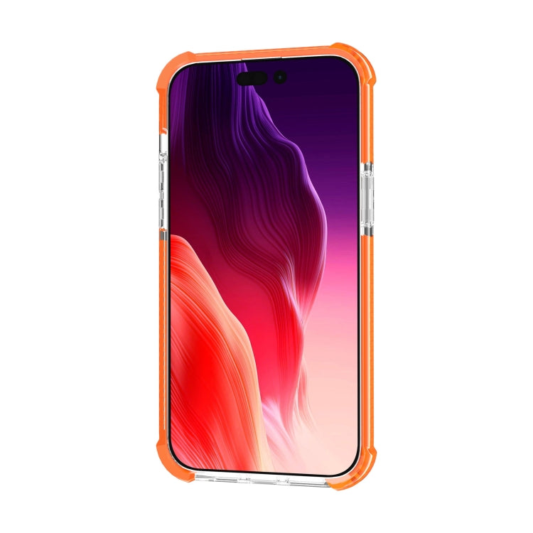 For iPhone 15 Pro Max Four-corner Shockproof TPU + Acrylic Phone Case(Orange) - iPhone 15 Pro Max Cases by buy2fix | Online Shopping UK | buy2fix