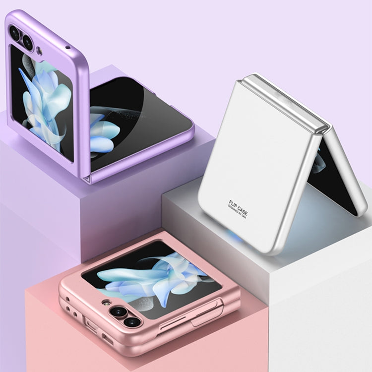 For Samsung Galaxy Z Flip5 GKK Ultra-thin Full Coverage Phone Case(Dream Mirror Purple) - Galaxy Z Flip5 Cases by GKK | Online Shopping UK | buy2fix