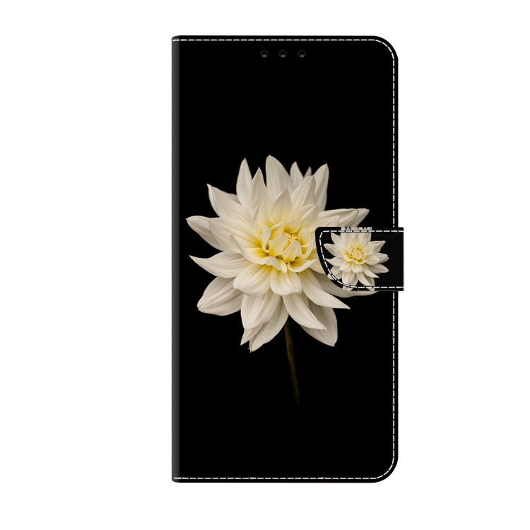 For Xiaomi Redmi Note 8T Crystal 3D Shockproof Protective Leather Phone Case(White Flower) - Xiaomi Cases by buy2fix | Online Shopping UK | buy2fix