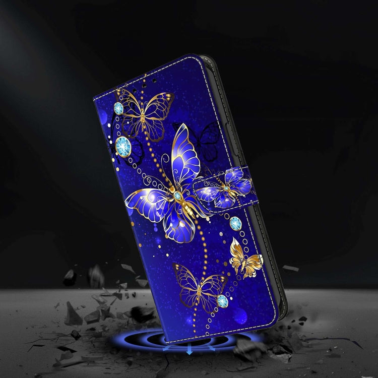 For Xiaomi Redmi Note 10 5G Crystal 3D Shockproof Protective Leather Phone Case(Diamond Butterfly) - Xiaomi Cases by buy2fix | Online Shopping UK | buy2fix