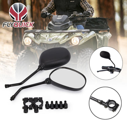 1 Pair ZF001-63B Four-wheeler / ATV Universal Rearview Mirror Reflective Mirror - Convex Mirror & Accessories by buy2fix | Online Shopping UK | buy2fix