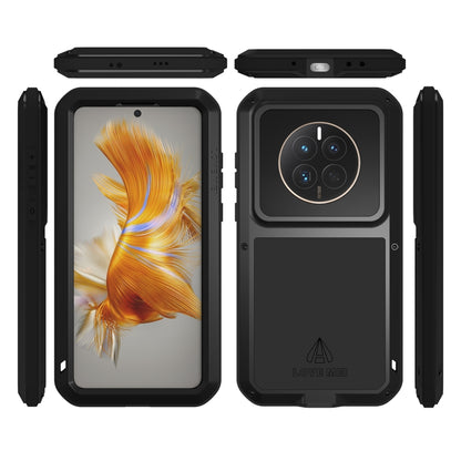 For Huawei P60 / P60 Pro / P60 Art LOVE MEI POWERFUL Metal Shockproof Life Waterproof Dustproof Phone Case(White) - Huawei Cases by LOVE MEI | Online Shopping UK | buy2fix