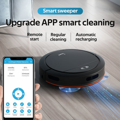 OB16 Mini Vacuum Cleaner Intelligent Sweeping Robot(Black) - Robot Vacuum Cleaner by buy2fix | Online Shopping UK | buy2fix
