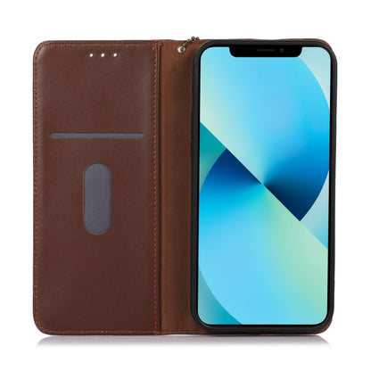 For Huawei Nova 11i / Enjoy 60 Pro / Maimang 20 5G KHAZNEH Nappa Top Layer Cowhide Leather Phone Case(Brown) - Huawei Cases by buy2fix | Online Shopping UK | buy2fix