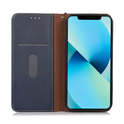 For Huawei Nova 11 Pro / 11 Ultra KHAZNEH Nappa Top Layer Cowhide Leather Phone Case(Blue) - Huawei Cases by buy2fix | Online Shopping UK | buy2fix