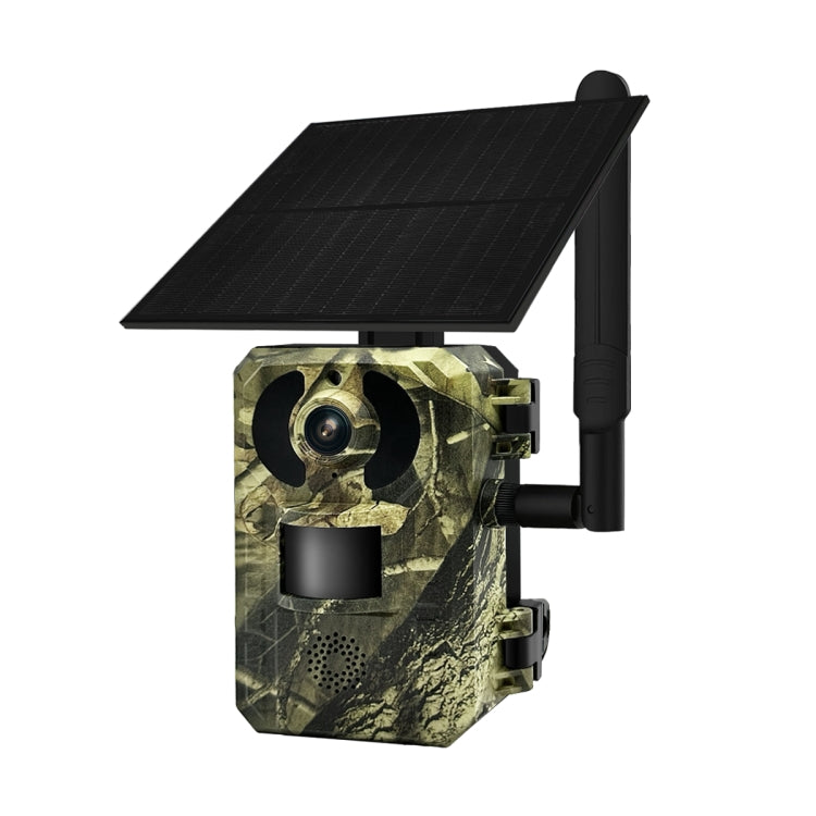 ESCAM QF380 4MP Network Solar PIR Alert Smart Wildlife Hunting Camera, 4G:AU Version(Camouflage) - Hunting Cameras by ESCAM | Online Shopping UK | buy2fix