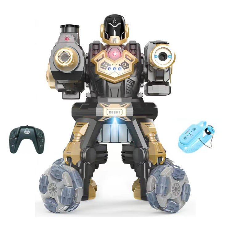 JJR/C R26 2.4G Remote Control Smart Battle Spray Robot, Specification:Double Control(Gold) - RC Robots by JJR/C | Online Shopping UK | buy2fix