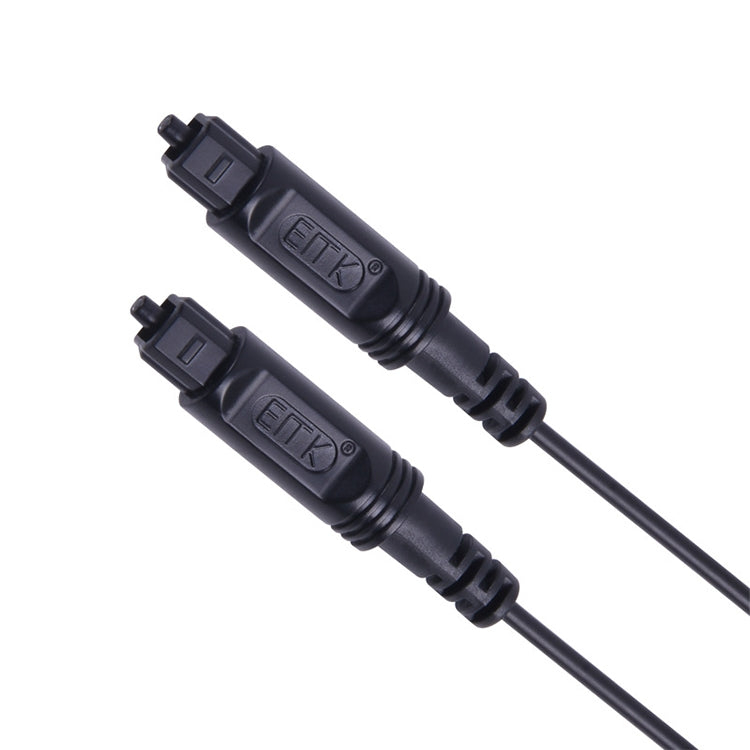 2m EMK OD2.2mm Digital Audio Optical Fiber Cable Plastic Speaker Balance Cable(Black) - Audio Optical Cables by EMK | Online Shopping UK | buy2fix