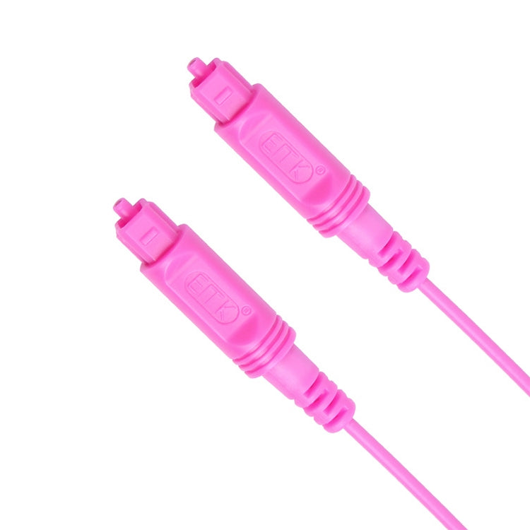 8m EMK OD2.2mm Digital Audio Optical Fiber Cable Plastic Speaker Balance Cable(Pink) - Audio Optical Cables by EMK | Online Shopping UK | buy2fix