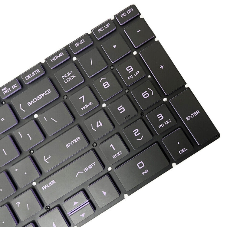 For HP Pavilion Gaming 15-DK US Version Laptop Backlight Keyboard(Purple) - HP Spare Parts by buy2fix | Online Shopping UK | buy2fix
