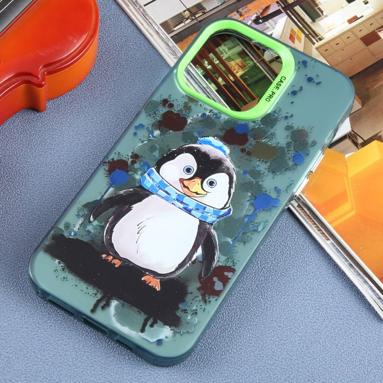 For iPhone 15 Pro Max Animal Pattern PC Phone Case(Penguin) - iPhone 15 Pro Max Cases by buy2fix | Online Shopping UK | buy2fix