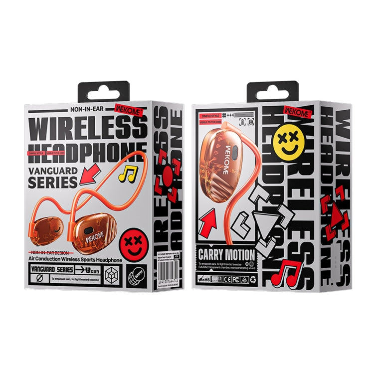 WK VC03 Air Conduction Sports Bluetooth Earphone(Orange) - Sport Earphone by WK | Online Shopping UK | buy2fix