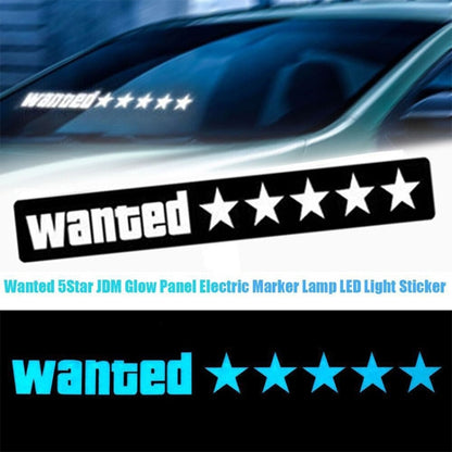 EL Luminous Car Stickers Cold Light Car Stickers Car Luminous Pattern Decoration(Boost) - Decorative Sticker by buy2fix | Online Shopping UK | buy2fix