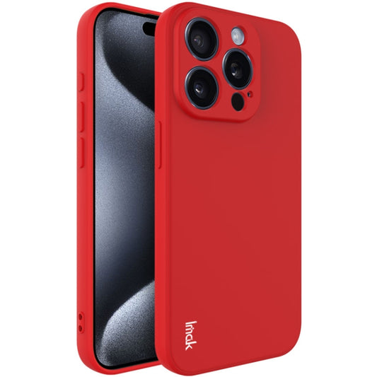 For iPhone 15 Pro Max imak UC-4 Series Straight Edge TPU Phone Case(Red) - iPhone 15 Pro Max Cases by imak | Online Shopping UK | buy2fix