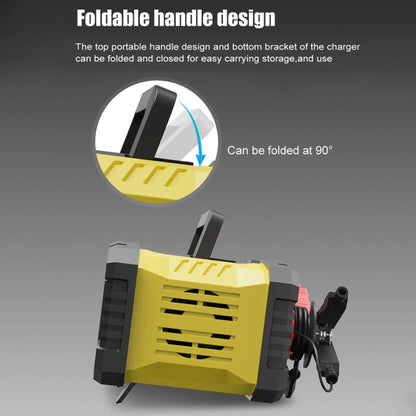 FOXSUR 12V / 24V 10A Portable Motorcycle Car Smart Battery Charger(US Plug) - Battery Charger by FOXSUR | Online Shopping UK | buy2fix