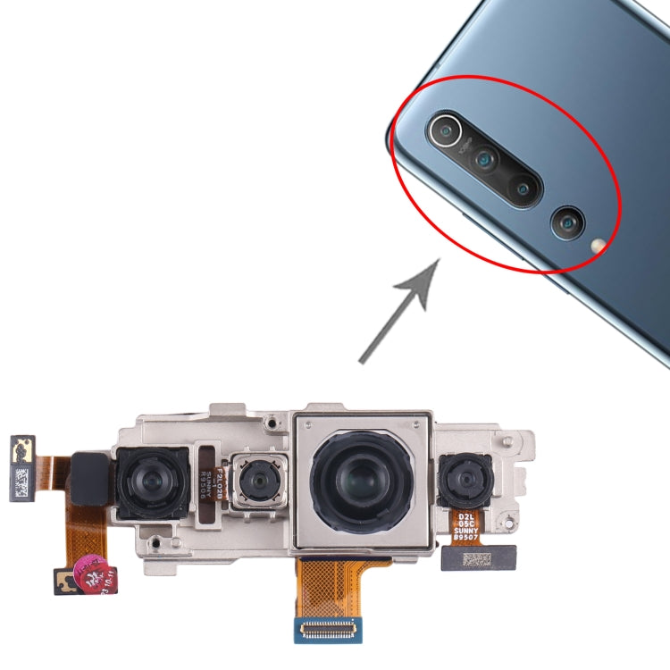 For Xiaomi Mi 10 5G Original Camera Set (Telephoto + Wide + Portrait + Main Camera) - Camera by buy2fix | Online Shopping UK | buy2fix