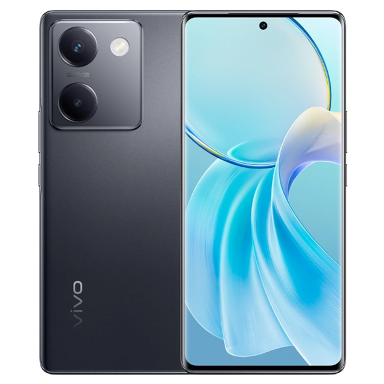 vivo Y100, 8GB+128GB, Face ID / Screen Fingerprint Identification, 6.78 inch Android 13.0 OriginOS 3 Snapdragon 695 Octa Core, OTG, Network: 5G(Black) - vivo by vivo | Online Shopping UK | buy2fix